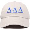 imageDALIX Delta Delta Delta Sorority Hat Womens Greek Letters Embroidered Baseball CapBeige