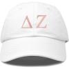 imageDALIX Delta Zeta Sorority Hat Womens Greek Letters Embroidered Baseball CapWhite