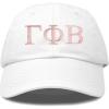 imageDALIX Gamma Phi Beta Sorority Hat Womens Greek Letters Embroidered Baseball CapWhite