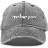imageDALIX Kappa Kappa Gamma Cursive Sorority Hat Womens Embroidered CapWashed Black