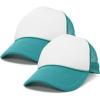 Teal/White