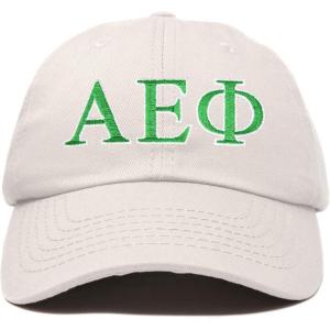 imageDALIX Alpha Epsilon Phi Sorority Hat Womens Greek Letters Baseball CapBeige