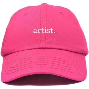 imageDALIX Artist Embroidered Dad Cap Cotton Baseball Hat WomenHot Pink