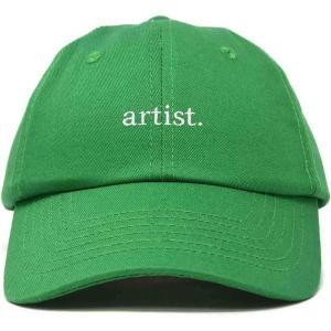 imageDALIX Artist Embroidered Dad Cap Cotton Baseball Hat WomenKelly Green