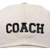 imageDALIX Coach Embroidered Sports League Baseball Cap Adjustable Dad Hat MensBeige