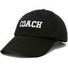 imageDALIX Coach Embroidered Sports League Baseball Cap Adjustable Dad Hat MensBlack