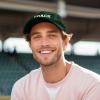 imageDALIX Coach Embroidered Sports League Baseball Cap Adjustable Dad Hat MensDark Green