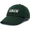 imageDALIX Coach Embroidered Sports League Baseball Cap Adjustable Dad Hat MensDark Green