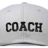 imageDALIX Coach Embroidered Sports League Baseball Cap Adjustable Dad Hat MensGray