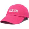 imageDALIX Coach Embroidered Sports League Baseball Cap Adjustable Dad Hat MensHot Pink