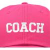 imageDALIX Coach Embroidered Sports League Baseball Cap Adjustable Dad Hat MensHot Pink