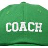 imageDALIX Coach Embroidered Sports League Baseball Cap Adjustable Dad Hat MensKelly Green