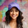 imageDALIX Coach Embroidered Sports League Baseball Cap Adjustable Dad Hat MensLavender