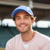 imageDALIX Coach Embroidered Sports League Baseball Cap Adjustable Dad Hat MensLight Blue