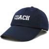 imageDALIX Coach Embroidered Sports League Baseball Cap Adjustable Dad Hat MensNavy Blue