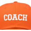 imageDALIX Coach Embroidered Sports League Baseball Cap Adjustable Dad Hat MensOrange