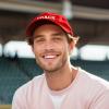 imageDALIX Coach Embroidered Sports League Baseball Cap Adjustable Dad Hat MensRed