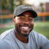 imageDALIX Coach Embroidered Sports League Baseball Cap Adjustable Dad Hat MensWashed Black