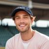 imageDALIX Coach Embroidered Sports League Baseball Cap Adjustable Dad Hat MensWashed Navy Blue