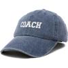 imageDALIX Coach Embroidered Sports League Baseball Cap Adjustable Dad Hat MensWashed Navy Blue