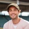 imageDALIX Coach Embroidered Sports League Baseball Cap Adjustable Dad Hat MensWashed Stone White