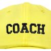 imageDALIX Coach Embroidered Sports League Baseball Cap Adjustable Dad Hat MensYellow