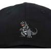 imageDALIX Giant Lizard Kaiju Embroidered Cotton Dad Hat Baseball Cap Adjustable Glow in The Dark MensBlack