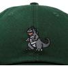 imageDALIX Giant Lizard Kaiju Embroidered Cotton Dad Hat Baseball Cap Adjustable Glow in The Dark MensDark Green