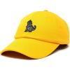 imageDALIX Giant Lizard Kaiju Embroidered Cotton Dad Hat Baseball Cap Adjustable Glow in The Dark MensGold