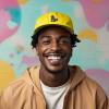 imageDALIX Giant Lizard Kaiju Embroidered Cotton Dad Hat Baseball Cap Adjustable Glow in The Dark MensGold