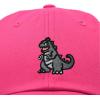 imageDALIX Giant Lizard Kaiju Embroidered Cotton Dad Hat Baseball Cap Adjustable Glow in The Dark MensHot Pink