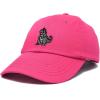 imageDALIX Giant Lizard Kaiju Embroidered Cotton Dad Hat Baseball Cap Adjustable Glow in The Dark MensHot Pink