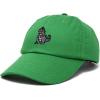 imageDALIX Giant Lizard Kaiju Embroidered Cotton Dad Hat Baseball Cap Adjustable Glow in The Dark MensKelly Green