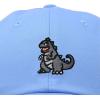 imageDALIX Giant Lizard Kaiju Embroidered Cotton Dad Hat Baseball Cap Adjustable Glow in The Dark MensLight Blue
