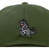 imageDALIX Giant Lizard Kaiju Embroidered Cotton Dad Hat Baseball Cap Adjustable Glow in The Dark MensOlive