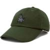 imageDALIX Giant Lizard Kaiju Embroidered Cotton Dad Hat Baseball Cap Adjustable Glow in The Dark MensOlive
