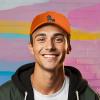 imageDALIX Giant Lizard Kaiju Embroidered Cotton Dad Hat Baseball Cap Adjustable Glow in The Dark MensOrange