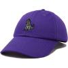 imageDALIX Giant Lizard Kaiju Embroidered Cotton Dad Hat Baseball Cap Adjustable Glow in The Dark MensPurple