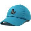 imageDALIX Giant Lizard Kaiju Embroidered Cotton Dad Hat Baseball Cap Adjustable Glow in The Dark MensTeal