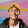 imageDALIX Giant Lizard Kaiju Embroidered Cotton Dad Hat Baseball Cap Adjustable Glow in The Dark MensWashed Gold