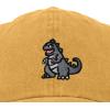 imageDALIX Giant Lizard Kaiju Embroidered Cotton Dad Hat Baseball Cap Adjustable Glow in The Dark MensWashed Gold