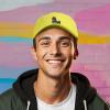 imageDALIX Giant Lizard Kaiju Embroidered Cotton Dad Hat Baseball Cap Adjustable Glow in The Dark MensYellow