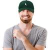 imageDALIX Waning Crescent Moon Hat Mens Womens Astrology Baseball CapDark Green