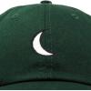 imageDALIX Waning Crescent Moon Hat Mens Womens Astrology Baseball CapDark Green