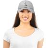 imageDALIX Waning Crescent Moon Hat Mens Womens Astrology Baseball CapGray