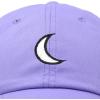 imageDALIX Waning Crescent Moon Hat Mens Womens Astrology Baseball CapLavender