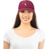 imageDALIX Waning Crescent Moon Hat Mens Womens Astrology Baseball CapMaroon