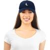 imageDALIX Waning Crescent Moon Hat Mens Womens Astrology Baseball CapNavy Blue