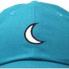 imageDALIX Waning Crescent Moon Hat Mens Womens Astrology Baseball CapTeal