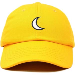 imageDALIX Waning Crescent Moon Hat Mens Womens Astrology Baseball CapGold